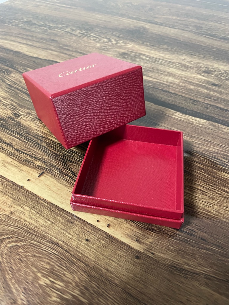 Authentic Cartier Red Jewelry Presentation Box